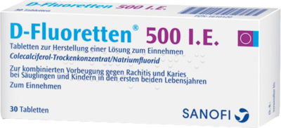 D FLUORETTEN 500 Tabletten