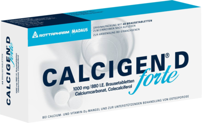 CALCIGEN D forte 1000 mg/880 I.E. Brausetabletten