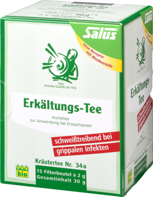 ERKÄLTUNGSTEE Kräutertee Nr.34a Salus Filterbeutel