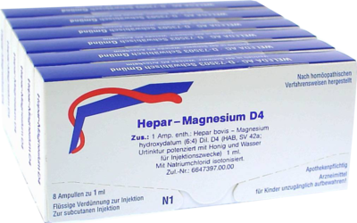 HEPAR MAGNESIUM D 4 Ampullen