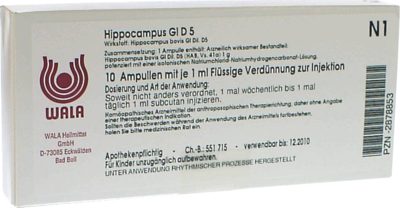 HIPPOCAMPUS GL D 5 Ampullen