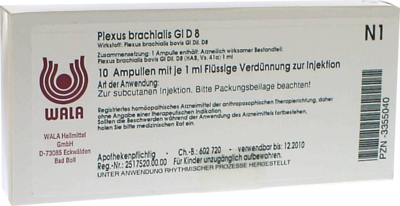 PLEXUS BRACHIALIS GL D 8 Ampullen