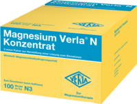 MAGNESIUM VERLA N Konzentrat Plv.z.H.e.L.z.Einn.