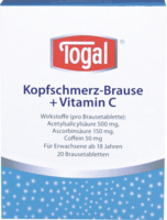 TOGAL Kopfschmerz-Brause + Vit.C Brausetabletten