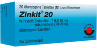 ZINKIT 20 überzogene Tabletten