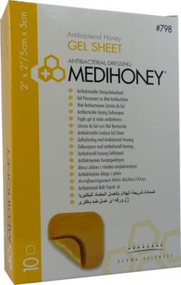 MEDIHONEY antibakterieller Gelverband 5x5 cm