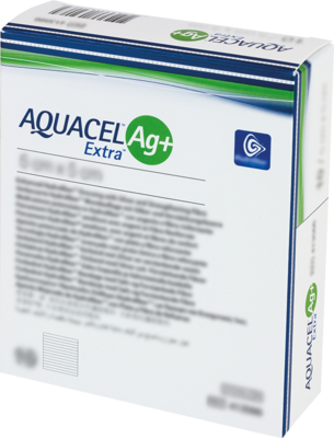 AQUACEL Ag+ Extra 5x5 cm Kompressen