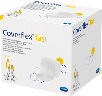 COVERFLEX fast Schlauchverb.Gr.4 10,75cmx10 m weiß