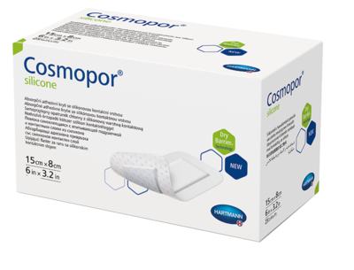 COSMOPOR silicone Wundverband 8x15 cm