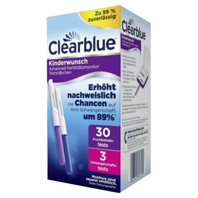 CLEARBLUE Fertilitätsmonitor Teststäbchen 30+3